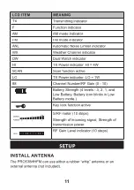 Preview for 10 page of Uniden PRO538HHFM Manual