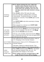 Preview for 20 page of Uniden PRO538HHFM Manual