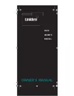 Uniden SC230 Owner'S Manual preview