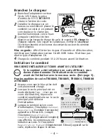 Preview for 4 page of Uniden TCX 805 Guide D'Installation