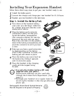 Preview for 3 page of Uniden TCX860 Owner'S Manual