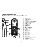 Preview for 8 page of Uniden TRU9488 - TRU 9488 Cordless Phone Base... Owner'S Manual