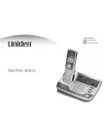 Uniden TRU9565-2 - TRU Cordless Phone User Manual предпросмотр