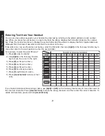 Preview for 22 page of Uniden TRU9565-2 - TRU Cordless Phone User Manual