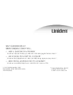 Preview for 60 page of Uniden TRU9565-2 - TRU Cordless Phone User Manual