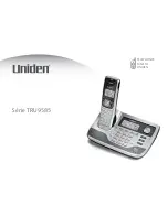 Preview for 1 page of Uniden TRU9585 - TRU 9585 Cordless Phone Manual D'Utilisation