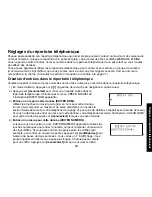 Preview for 25 page of Uniden TRU9585 - TRU 9585 Cordless Phone Manual D'Utilisation