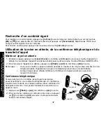 Preview for 38 page of Uniden TRU9585 - TRU 9585 Cordless Phone Manual D'Utilisation