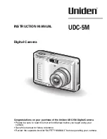 Preview for 1 page of Uniden UDC-5M Instruction Manual