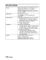 Предварительный просмотр 125 страницы Uniden UDC-5M Instruction Manual