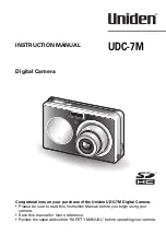 Uniden UDC7M Instruction Manual preview