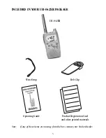 Preview for 6 page of Uniden UH-042XR Operating Manual