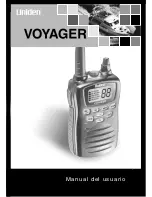 Uniden VOYAGER - VHF Manual Del Usuario preview