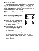 Предварительный просмотр 18 страницы Uniden VOYAGER - VHF Manual Del Usuario