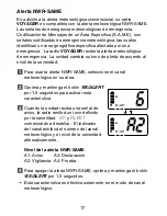 Предварительный просмотр 19 страницы Uniden VOYAGER - VHF Manual Del Usuario