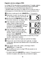 Предварительный просмотр 20 страницы Uniden VOYAGER - VHF Manual Del Usuario