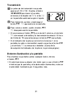 Предварительный просмотр 23 страницы Uniden VOYAGER - VHF Manual Del Usuario