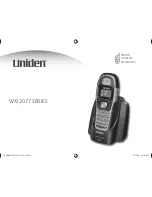 Uniden WXI2077 SERIES Product Manual preview