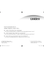 Preview for 60 page of Uniden WXI2077 SERIES Product Manual