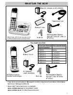 Preview for 3 page of Uniden XDECT SSE35 Series Owner'S Manual