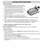 Preview for 5 page of Uniden XDECT SSE35 Series Owner'S Manual