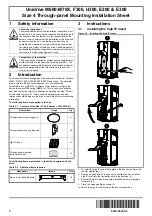 Unidrive M70 Series Installation Sheet preview