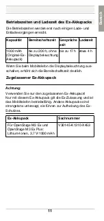 Preview for 11 page of Unify OpenStage M3 EX Safety Notes