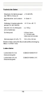 Preview for 12 page of Unify OpenStage M3 EX Safety Notes