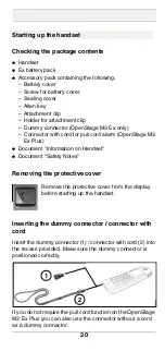 Preview for 20 page of Unify OpenStage M3 EX Safety Notes