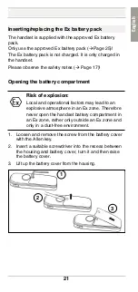 Preview for 21 page of Unify OpenStage M3 EX Safety Notes