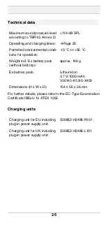 Preview for 26 page of Unify OpenStage M3 EX Safety Notes