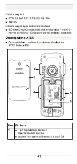 Preview for 42 page of Unify OpenStage M3 EX Safety Notes