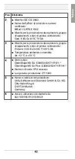 Preview for 43 page of Unify OpenStage M3 EX Safety Notes