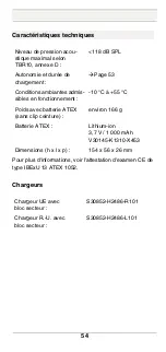 Preview for 54 page of Unify OpenStage M3 EX Safety Notes