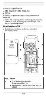 Preview for 56 page of Unify OpenStage M3 EX Safety Notes