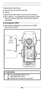 Preview for 70 page of Unify OpenStage M3 EX Safety Notes