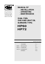 Unigas HP60 Manual preview