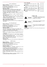 Preview for 4 page of Unigas P91A Manual Of Installation - Use - Maintenance