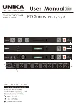 Unika PD Series User Manual предпросмотр