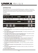 Preview for 2 page of Unika PD Series User Manual