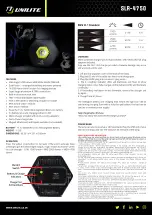 UNILITE SLR-4750 Manual preview
