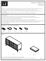 Union Home LVR00326 Assembly Instructions preview