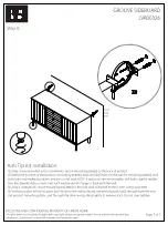 Preview for 3 page of Union Home LVR00326 Assembly Instructions