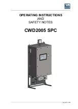 Union Instruments CWD2005 SPC Operating Instructions And Safety Notes preview