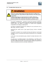 Preview for 13 page of Union Instruments CWD2005 SPC Operating Instructions And Safety Notes