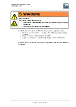 Preview for 47 page of Union Instruments CWD2005 SPC Operating Instructions And Safety Notes