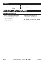 Предварительный просмотр 2 страницы Union 62983 Owner'S Manual & Safety Instructions