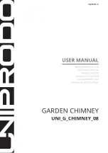 UNIPRODO UNI G CHIMNEY 08 User Manual preview