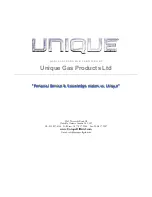 Preview for 3 page of Unique UGP 13 Installation And Owner'S Manual