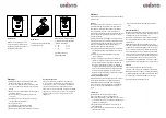 Preview for 4 page of Unisto e-Guard Quick Start Manual